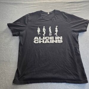 Alice In Chains North American Tour 2019 T-Shirt Mens XXLarge Black Rock Band T